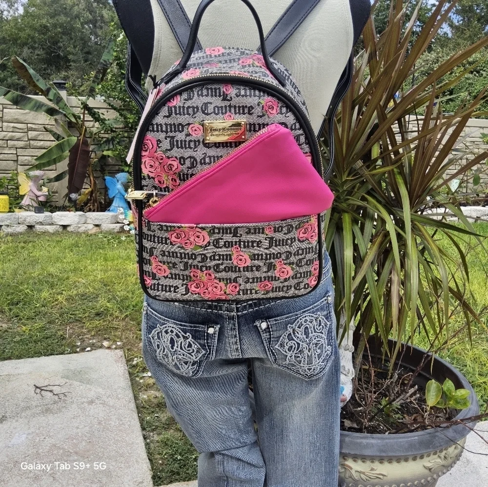 NWT JUICEY COUTURE BACKPACK w/PULLOUT POUCH